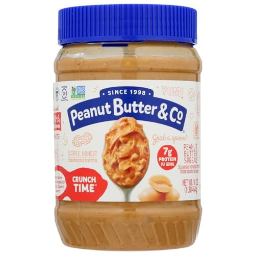 Peanut Butter & Co., Crunch Time, Crunchy Peanut Butter, 16 oz 454 g Pack of 3