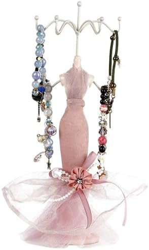 Jewelry Displays Stand, Model Dress Earrings Necklaces Rings Jewelry Holder Stand Display For Jewelry Organization And Display, Jewelry Storage Earring Holder Organizer(Small Model)