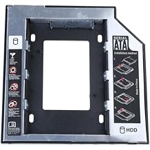 9.5mm 12.7mm Aluminum HDDs Caddys Adapter Improved Data Transfer Speed for Laptops Optical Bay SATAs Optical Bay Caddys