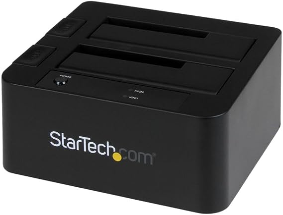 StarTech Dual-Bay USB 3.0/eSATA 2.5/3.5in SATA Dock, 5Gbps (SDOCK2U33EB)