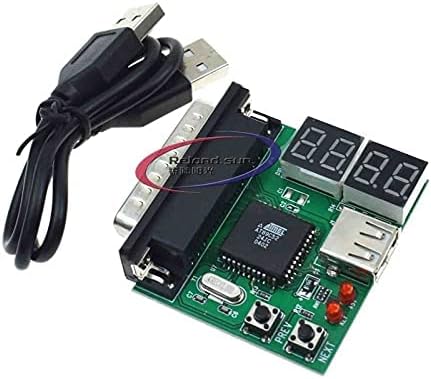 4-Digit LCD Display PC Analyzer Motherboard Diagnostic Tester USB Post Test Card Notebook Diagnostic Tools with Cable