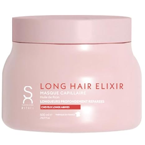 Rituel Long Hair Elixir Hair Mask with Castor Oil - For Shiny Revitalised and Strong Hair - Intensive Nourishing for Healthy-Looking Hair 500 ml