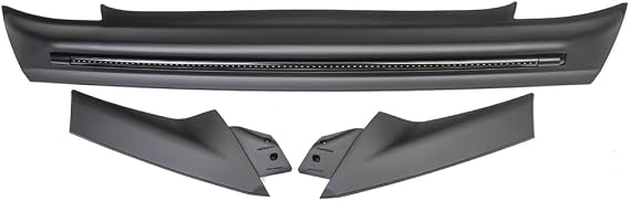 JHO Front Bugflector Hood Shield Bonnet Protector Guard with Light Strip for F150 Raptor 2022+ Gen3 Molding Accessories Matte Black