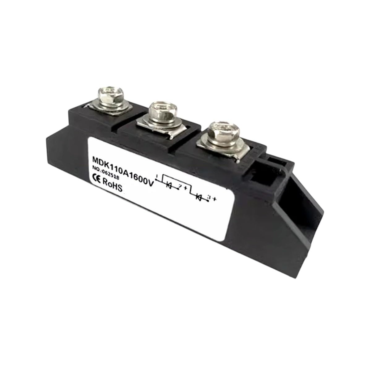 Mdk26A 40A 55A 70A 90A 110A 1600V Rectifier Module Dc Solar Anti-Reverse Diode Photovoltaic Diode Two in and One Out Mdk110-16 New 2026 High for Reliable Electronic Component