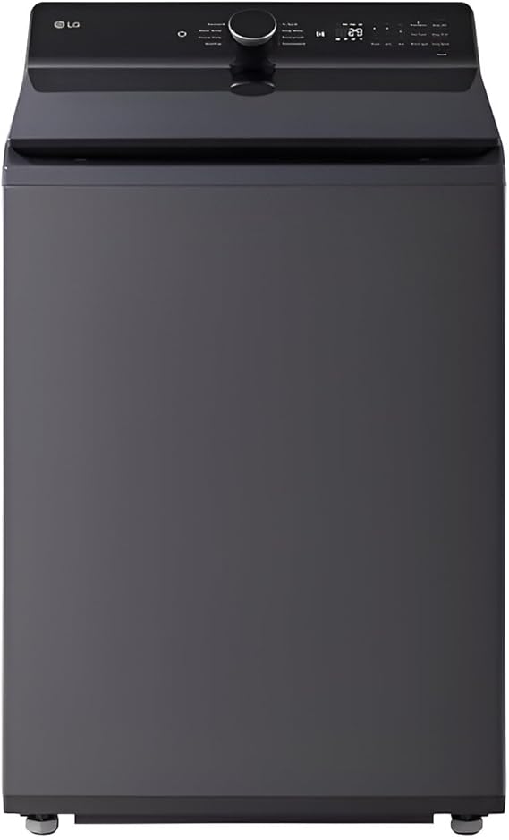 LG 5.5 cu. ft. Smart Top Load Washer in Matte Black with Impeller, eZDispense and Faucet Water and LCD Digital Dial Control