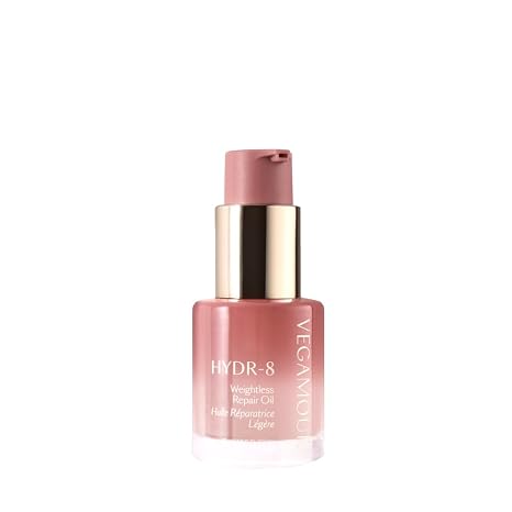 VEGAMOUR HYDR-8 Weightless Repair Oil | For All Hair Types | Strengthens, Smooths and Adds Shine with Marula Oil and Vitamin C | Formulated Without Silicones, Vegan and Cruelty-Free