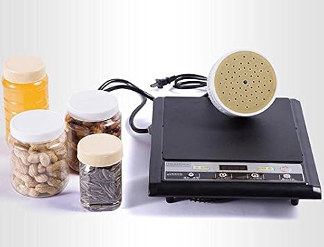 ELEOPTION 220V Manual Electromagnetic Induction Heat Sealer Machine for Bottle Cap Sealing Gasket 20-100 mm Aluminum Foil Bottle Lid Cap