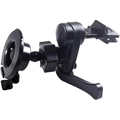Simple-Lock Air Vent Holder Mount Bracket Cradle for Garmin Nuvi Drive Smart Assist GPS 51 55 56 57 57LM 58 60 61 65 66 67 68 2539 2557 2558 2559 2597 2598 2599 2689 2699 LM LMT GPS