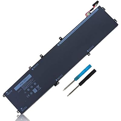97WH 6GTPY Battery for Dell XPS 15 9560 9570 9550 7590 P56F P56F001 P56F002 Precision 5510 5520 5530 Vostro 7500 5XJ28 05XJ28 5D91C GPM03 451-BBYB-TM 1P6KD 4GVGH [Not for Laptop with SDDHDD]