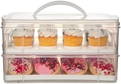 Snapware 1098736 2-Layer Cupcake Holder Carriers (2-Pack)