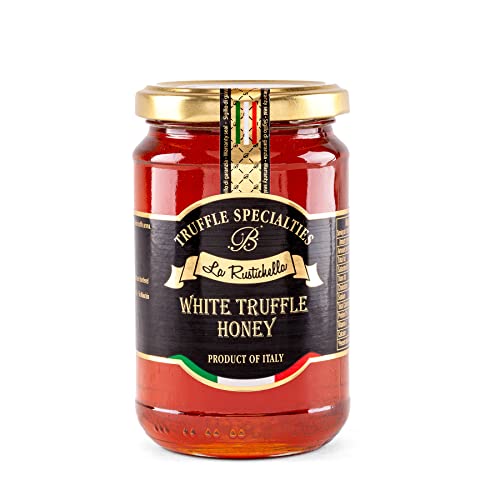 La Rustichella - White Truffle Honey 15.17 oz 430 gr - 100% Made in Italy | Gluten-Free, Cholesterol-Free