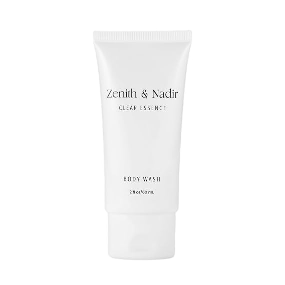 Zenith & Nadir Clear Essence Fragrance-Free Personal Care Products | Choose Soap, Moisturizer, Body Wash, Shampoo, or Conditioner (Body Wash)