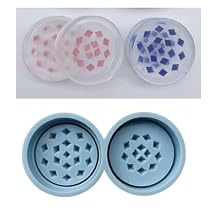 misppro Silicone Spice Grinder Mold - Herb Grinder Resin Mold for DIY Epoxy Crafts, Kitchen Spice Crusher with Mill Teeth Design