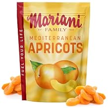 Mariani Mediterranean Dried Apricots - 16oz Bulk Value Bag, Dried Fruit, No Sugar Added, Non-GMO, Gluten-Free, Healthy for Snacking & Baking, Soft & Sweet Mediterranean Dry Apricots