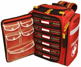 Professional Trauma First Aid Backpack (with 6 medical supplies pouches) (31400)