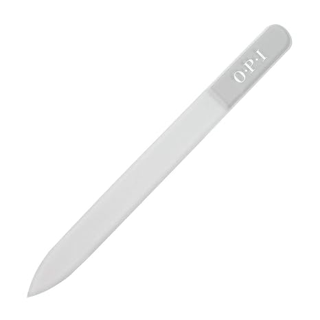 OPI Crystal Nail File | Reusable Glass Nail File | Helps Prevent Chipping & Peeling | Shapes Nails with Ease | Travel-Friendly