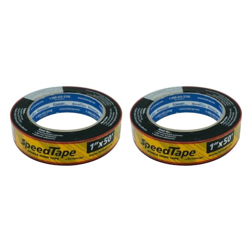 FastCap Peel and Stick SpeedTape Double Sided Adhesive Tape for Edge Banding - Wood Working Tools for Home Repair and Home Improvement - 1 x 50, 2-Pack - 98224-2P