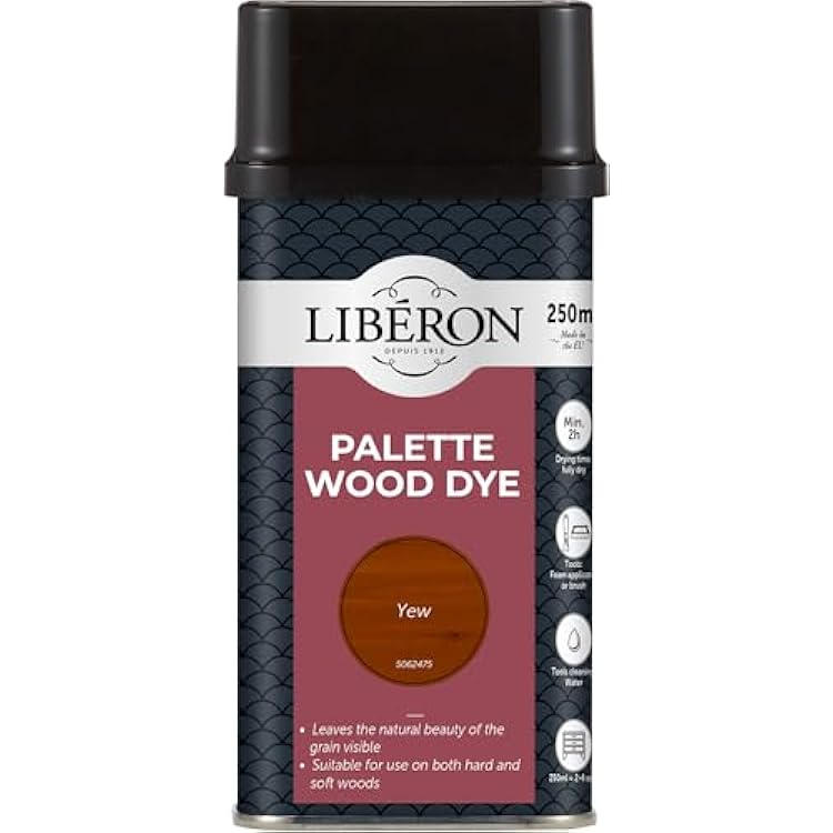 Liberon WDPY250 250ml Palette Wood Dye Yew [DIY & Tools]