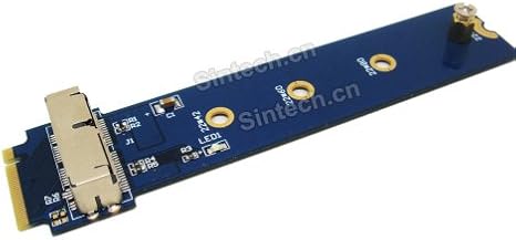 Sintech M.2 NGFF 28Pin SSD Adapter, for Read SSD from MacBook 2013- Fit in Desktop,Height 10mms,NOT fit in Laptop or External USB Case)