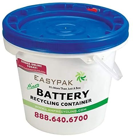EasyPakTM Micro Battery Recycling Container