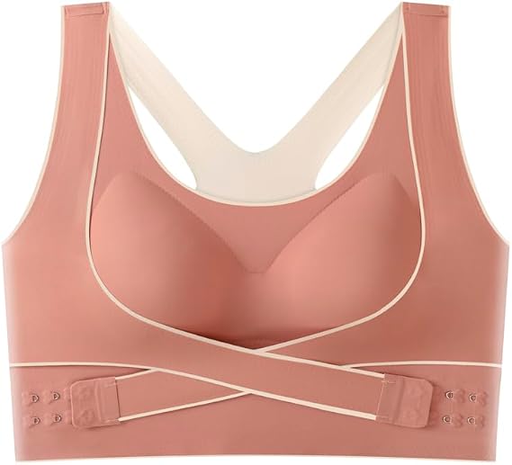 Wireless Bras for Women Support Push up Seamless Comfort Posture Corrector Sports Yoga Daliy Bra with Removeable Cup
