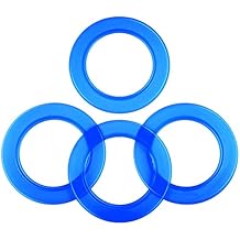 JOVITEC 4 Packs 7301111-0070A Flush Valve Seal Kit for American Standard Toilets, Compatible with Replacement Parts for Champion 4 Tank and Eljer Titan 4 Model toilets, Replace for 012611410444