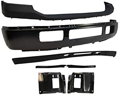 FOR 05-07 F250 F350 Front Bumper Upper Pad Face Bar Blk Valance Plate Bracket 7P FO1066164 FO1067164 FO1066163 FO1067163 FO1002393 FO1000607 FO1095219