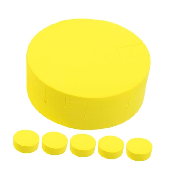 NOLITOY 6pcs Small Hair Rollers for Long Hair C-shaped Clamp No Heat Curlers Clips Sponge Ring for Tool