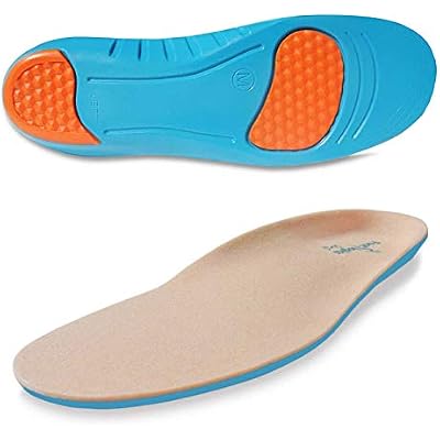 Footlogics Full-Length Soft Orthotic Shoe Insoles with Gentle Arch Support for Arthritis, and Sensitive Feet - Sensi, Pair, L