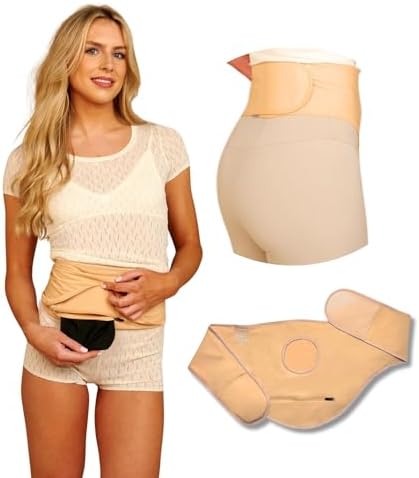 SIIL Ostomy Bag Covers for Women - Colostomy Belt | FSA&FHA Approve | Stoma Pouch | Illeostomy | Stoma Pouch | Ostomy Wrap