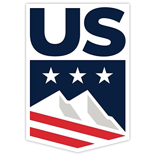 US ski snowboard team sticker decal 4 x 5