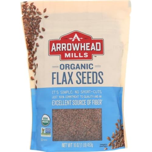 Arrowhead Mills Flax Seed 1 LB Pack of 3