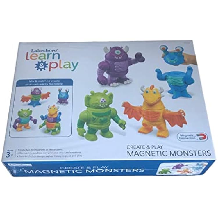Lakeshore Create and Play Magnetic Monsters