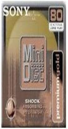 Sony MDW80PL 80 Minute Mini Disc MD Premium Gold Single