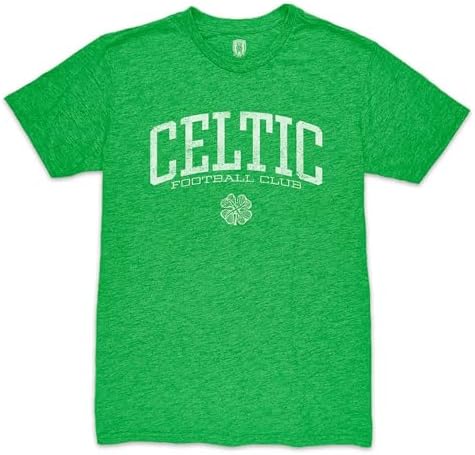 Celtic FC Athletic Wordmark Premium Vintage Triblend Slub Tee - Green