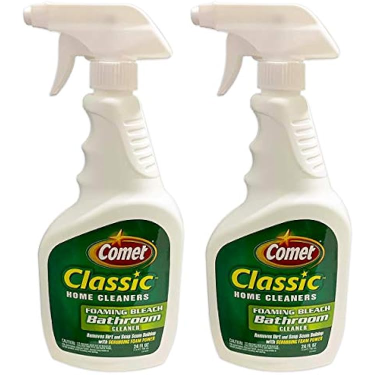 Comet Classic Foaming Bleach Bathroom Cleaner 24 oz 2 pack
