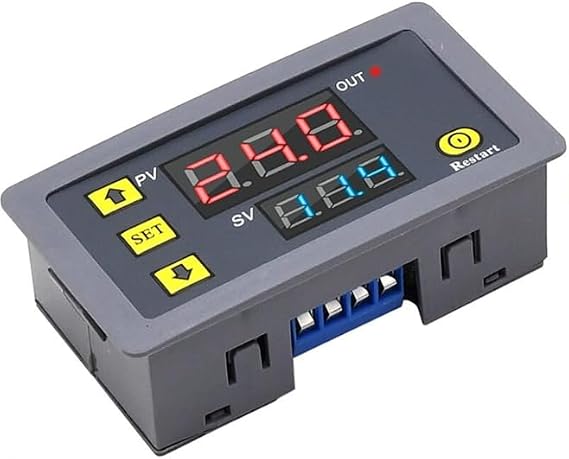 T3230 220V 20A Programlanabilir Dijital LED Ekranlı Zamanlayıcı Gecikme Rölesi - Döngüsel Zaman Ayarlı Kontrol Kartı