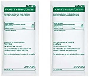 Kay 5 Sanitizer/Cleaner for Soda Fountain Machine, Coke, Bunn, Granita Cleanser (Pack of 2)