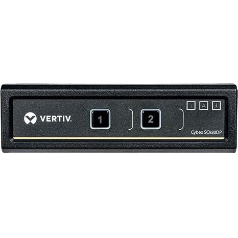 AVOCENT Cybex SC920DP KVM Switchbox - 2 Computer(s) - 3840 x 2160USBHDMI - Desktop - 2 x DisplayPort - TAA Compliant