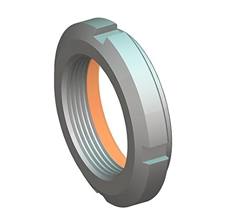 Whittet-Higgins BM-06 Bearhug Threaded Shaft & Bearing Locknut, Metric M30 x 1.5 Right-Hand Thread, Self-Locking, Replaces Fuji FU06SC, FU06SS, Generic GUK30, GUK6, SKF KM 6, Standard KM 6,