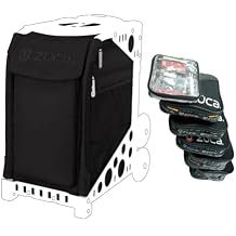 ZUCA Stealth Sport Insert Bag with Pro Packing Pouch Set (5 Large and 1 Small) Bundle (2 Items)