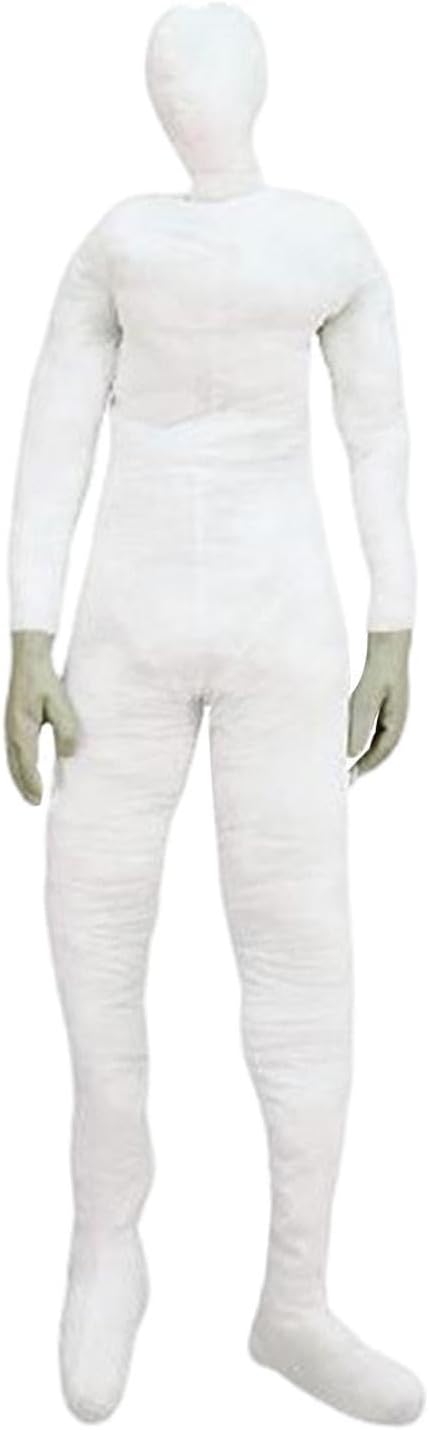 Halloween Lifesize Posable Human Model - Life Size Stuffed Mannequin | Poseable Mannequin Life Size | Halloween Haunted House Prop | Soft Stuffed Bendable Mannequin 6 Ft, Mystery Crime Scene
