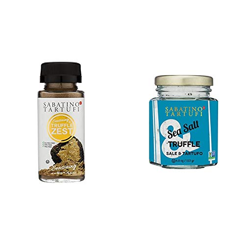 Sabatino Tartufi Truffle Seasonings Bundle - Zest, Salt, and More | 2 Items