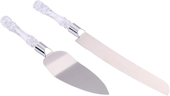 Wedding Cake Knife and Server Set
