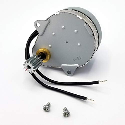 Fleck Style 5600 Timer Motor Replacement - 120VAC 60Hz 3w with Mounting Screws | Fleck Style 18743 with 11384 | Fleck Style 25103200  9000 Timer Motor