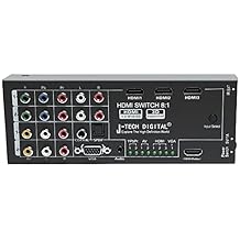 J-Tech Digital JTD-0801 Multi-Functional HDMI Converter Switch with 8 Inputs to 1 HDMI Output