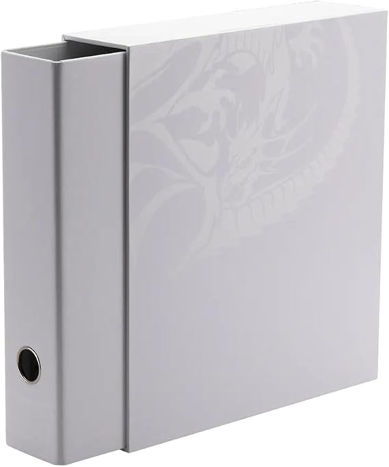 Arcane Tinmen - Dragon Shield Card Binder Sanctuary Slipcase: White Card Games - Compatible with Pokemon, Yugioh, Magic The Gathering, MTG TCG OCG & Hockey Cards