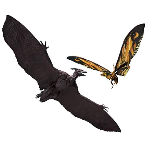 Bandai Tamashii Nations S.H. MonsterArts Mothra 2019 & Rodan 2019 Set Godzilla: King of The Monsters, Multi BAS57446