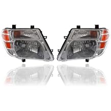 Headlight Assembly - Compatible/Replacement for '08-12 Nissan Pathfinder - Pair, Left Driver + Right Passenger Set - 26010ZS00A, 26060ZS00A