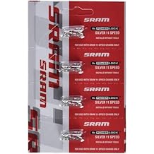 SRAM PowerLock 11-Speed Chain Connector - Silver, Card of 4, Quick Link, No-Tool Installation, Compatible with SRAM Chains and Eagle 12S